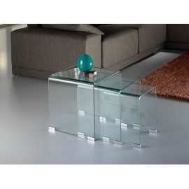 Mesas Nido Glass Schuller Mueble de Cristal